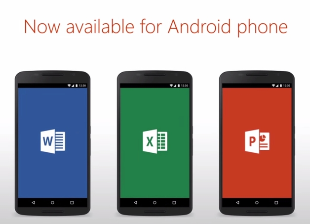 Microsoft Launches Office Apps for Android devices